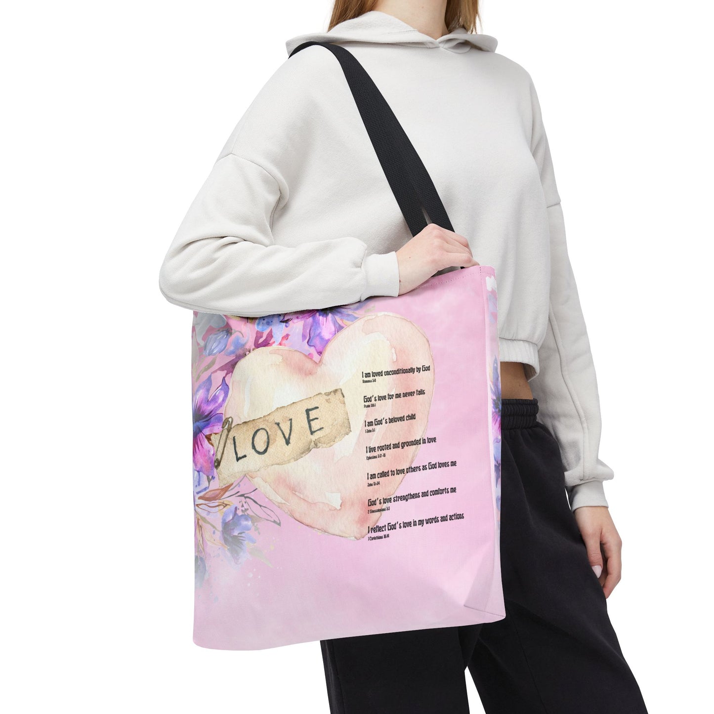 Love Affirmations Tote Bag