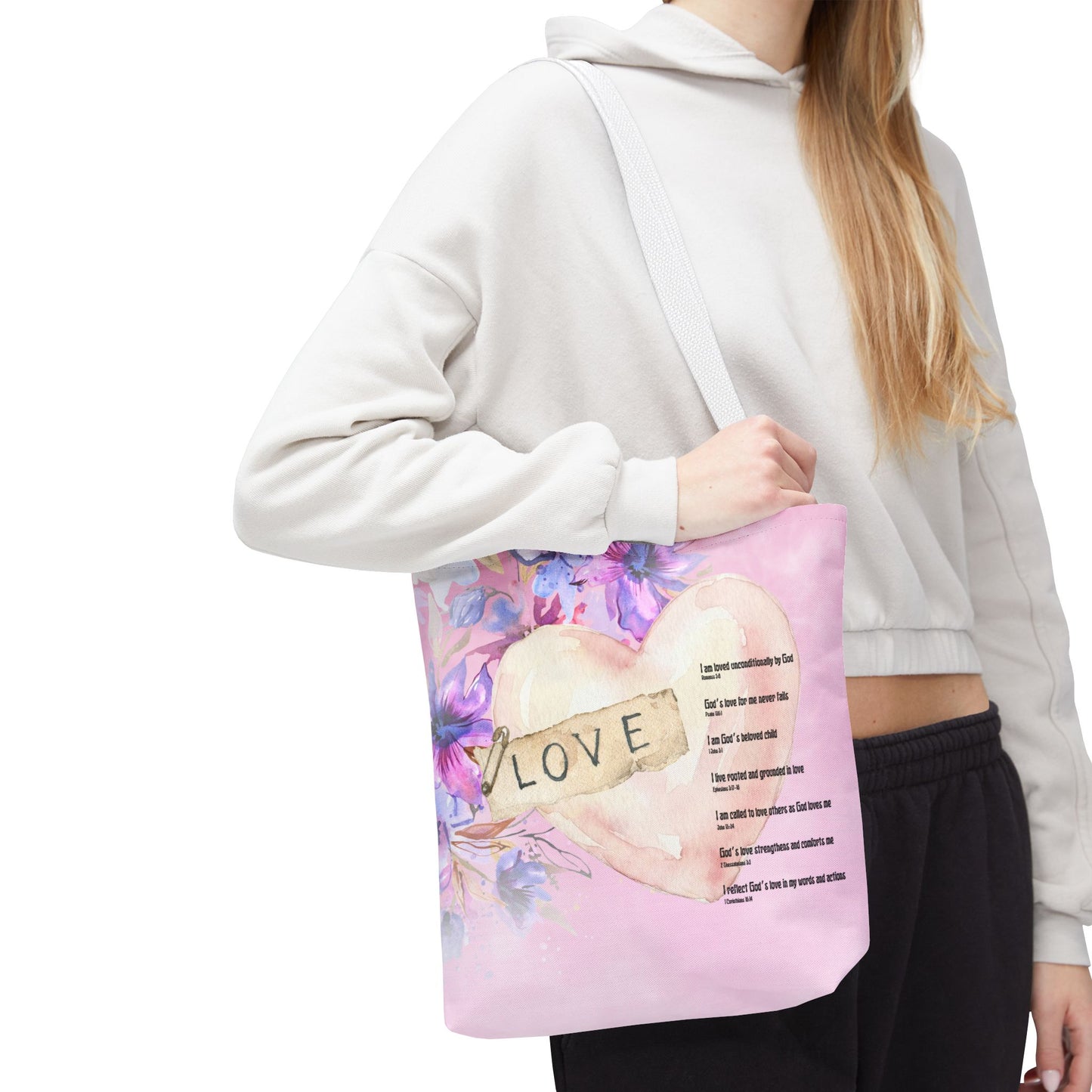 Love Affirmations Tote Bag