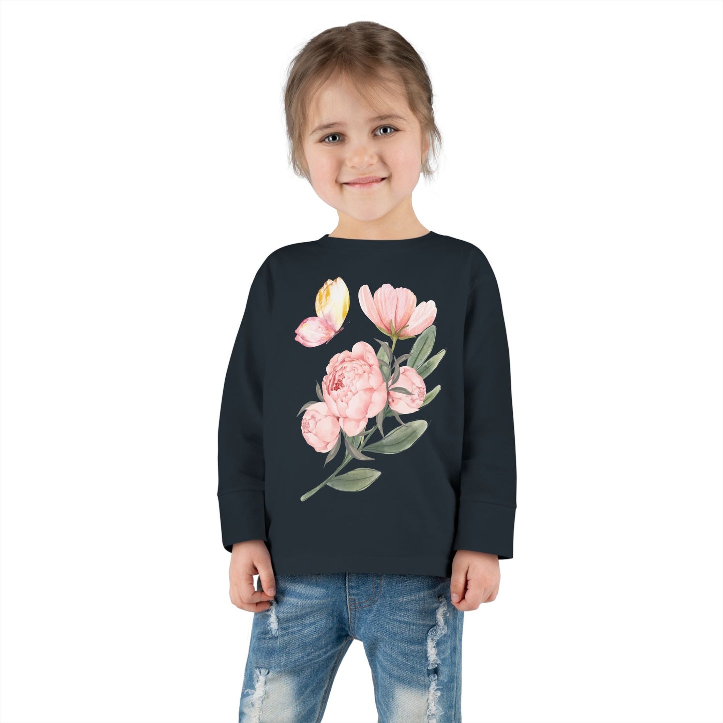 Magnolia bloom Toddler Long Sleeve Tee