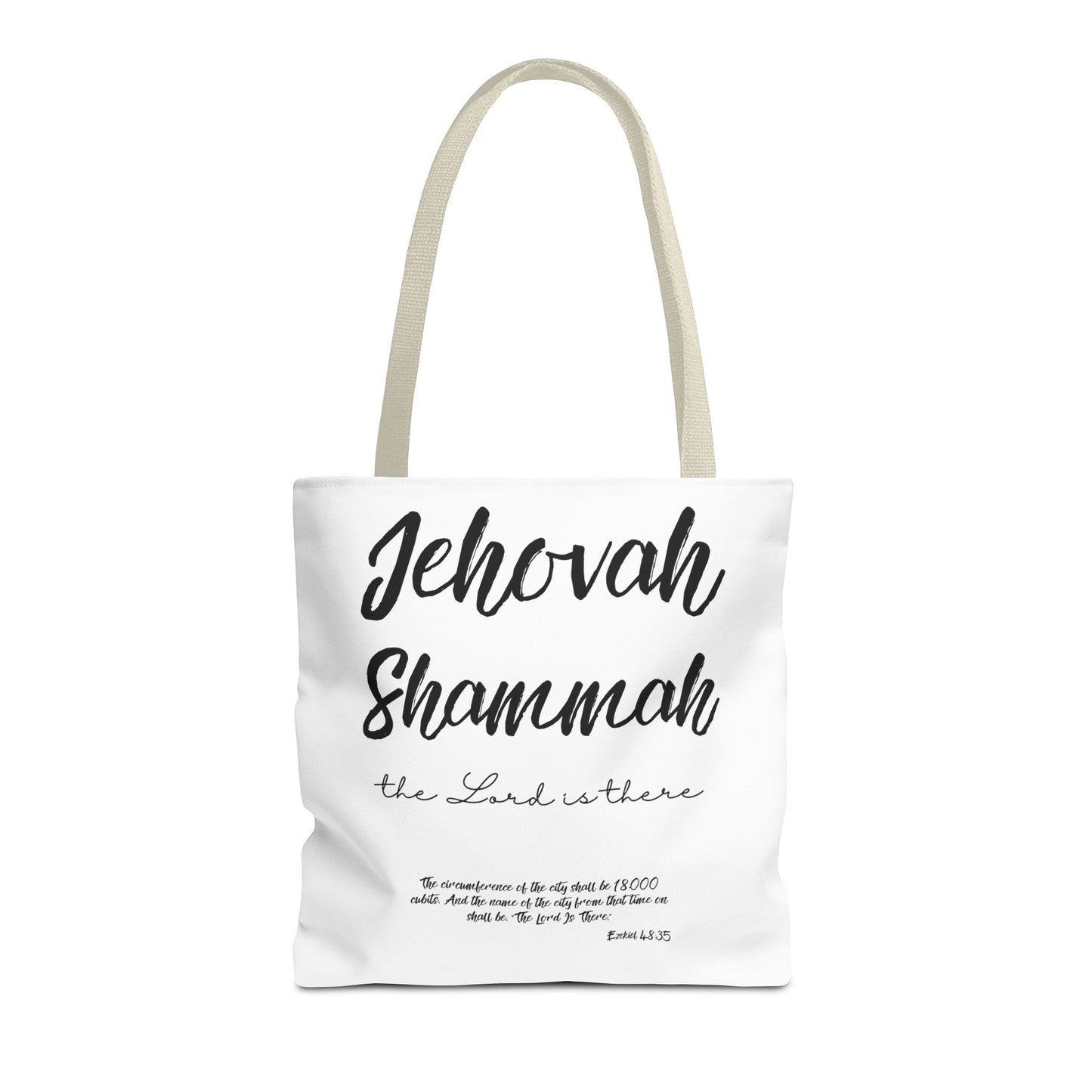 Jehovah Shammah Tote Bag