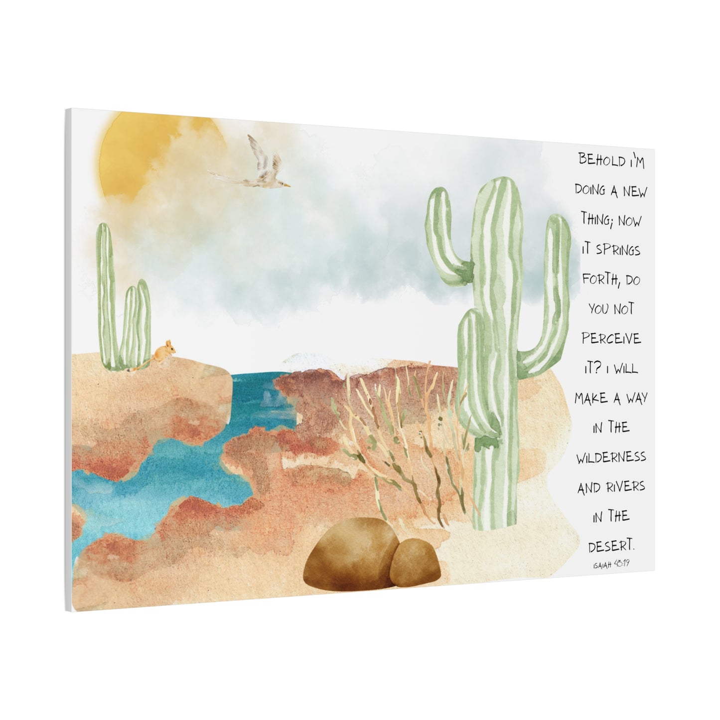 Isaiah 43:19 Canvas Art