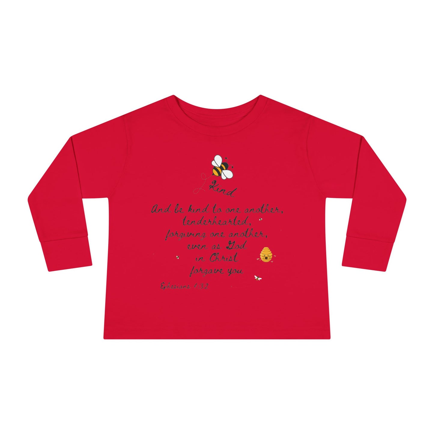 Bee kind Toddler Long Sleeve Tee