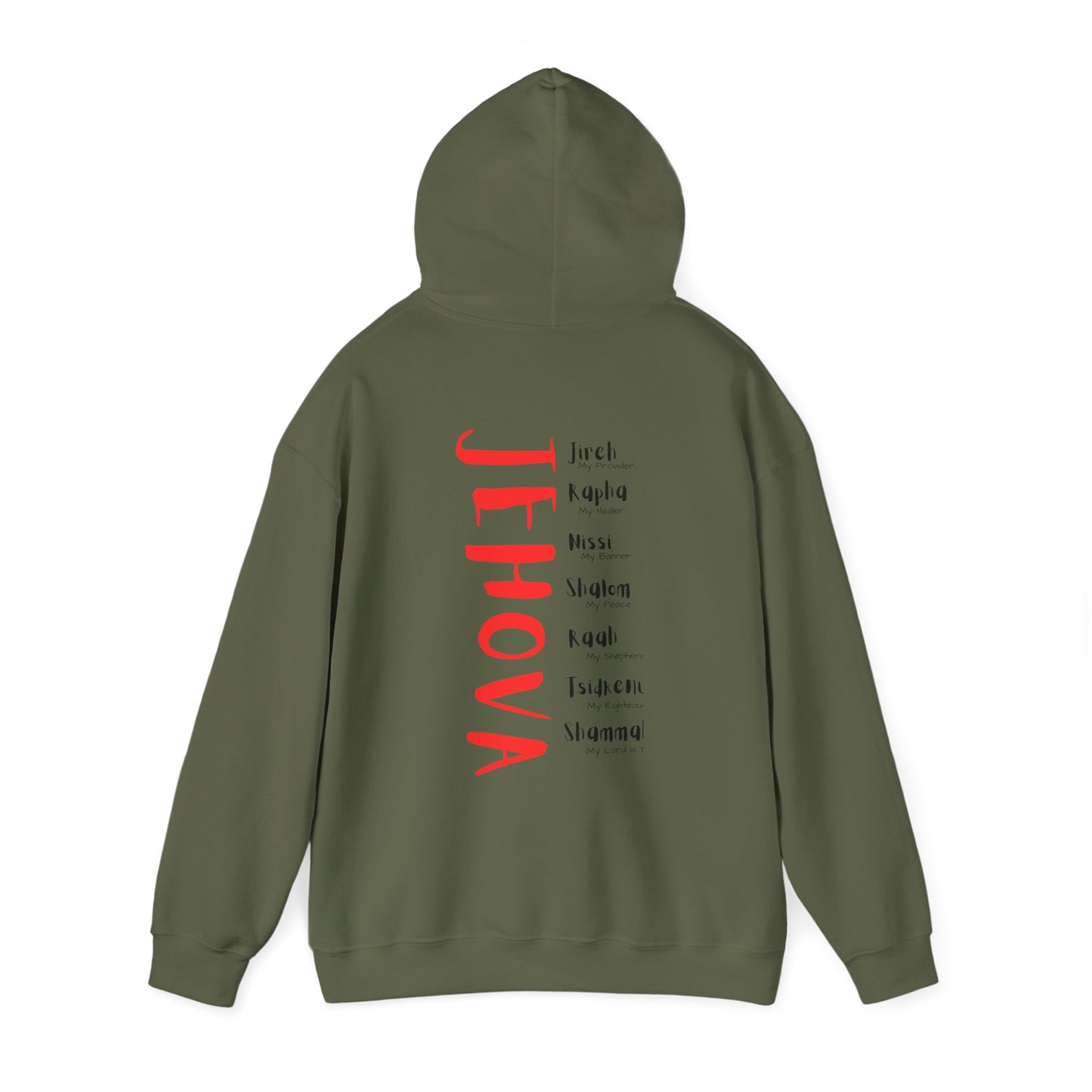 Jehovah Hooded Sweatshirt - Comfort and Spirituality