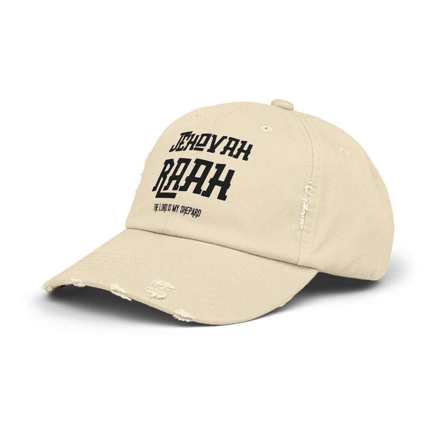 Jehovah Raah Distressed Cap - Vintage