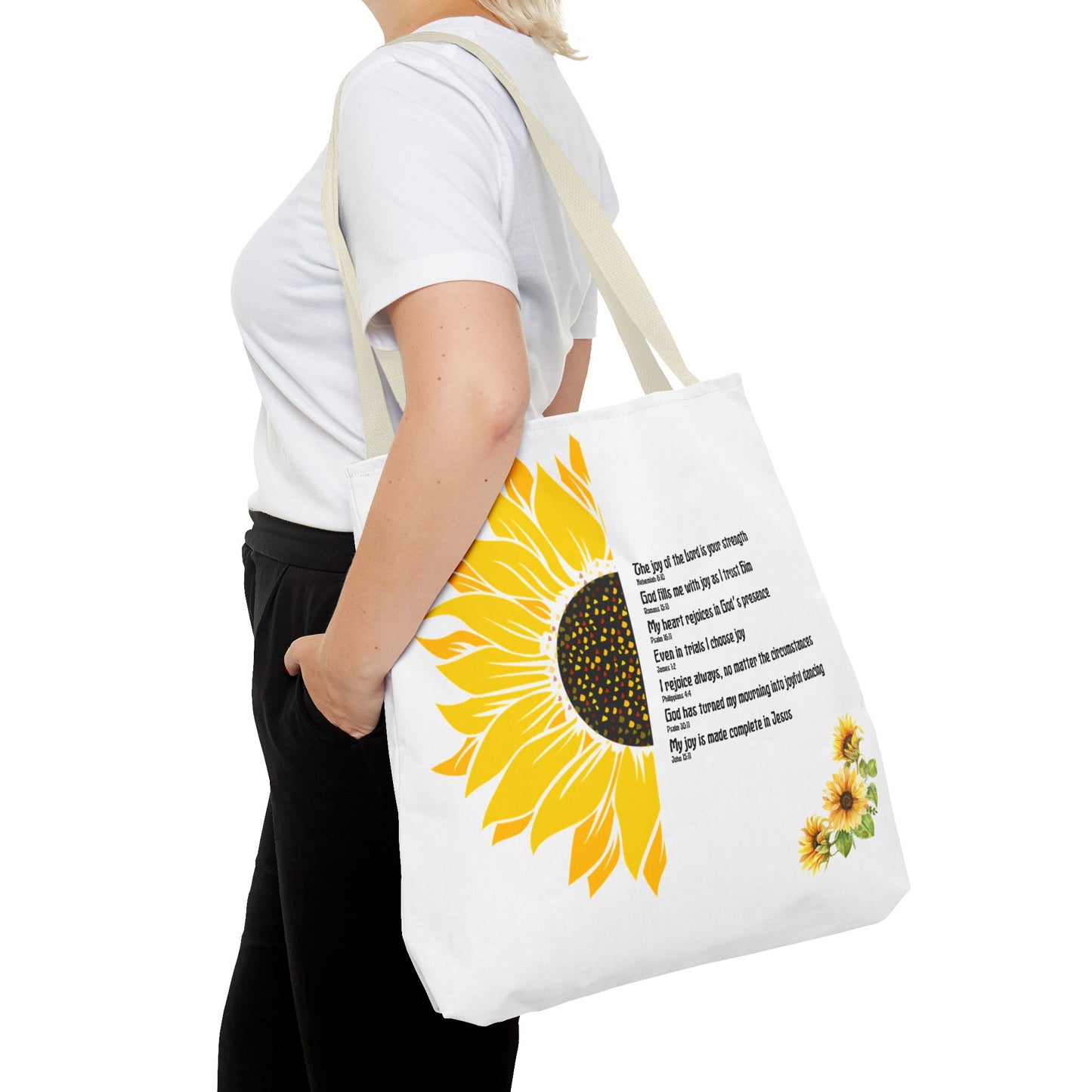 Joy Affirmations Tote Bag