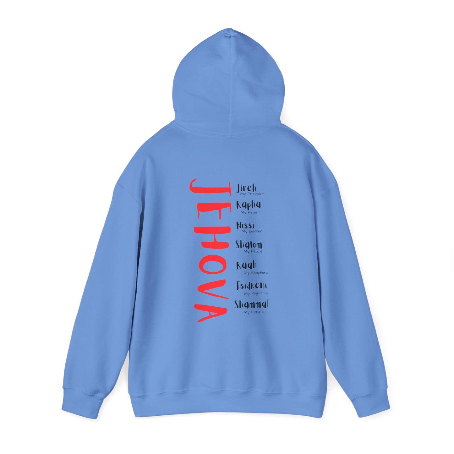 Jehovah Hooded Sweatshirt - Comfort and Spirituality