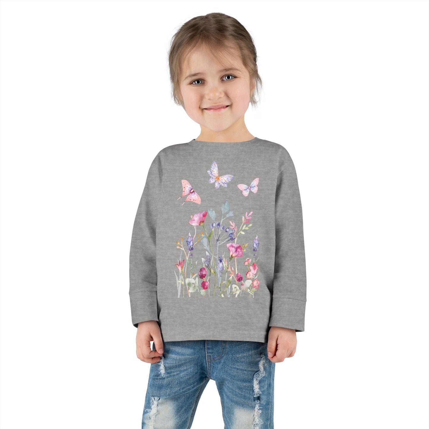 Wild flowers Toddler Long Sleeve Tee