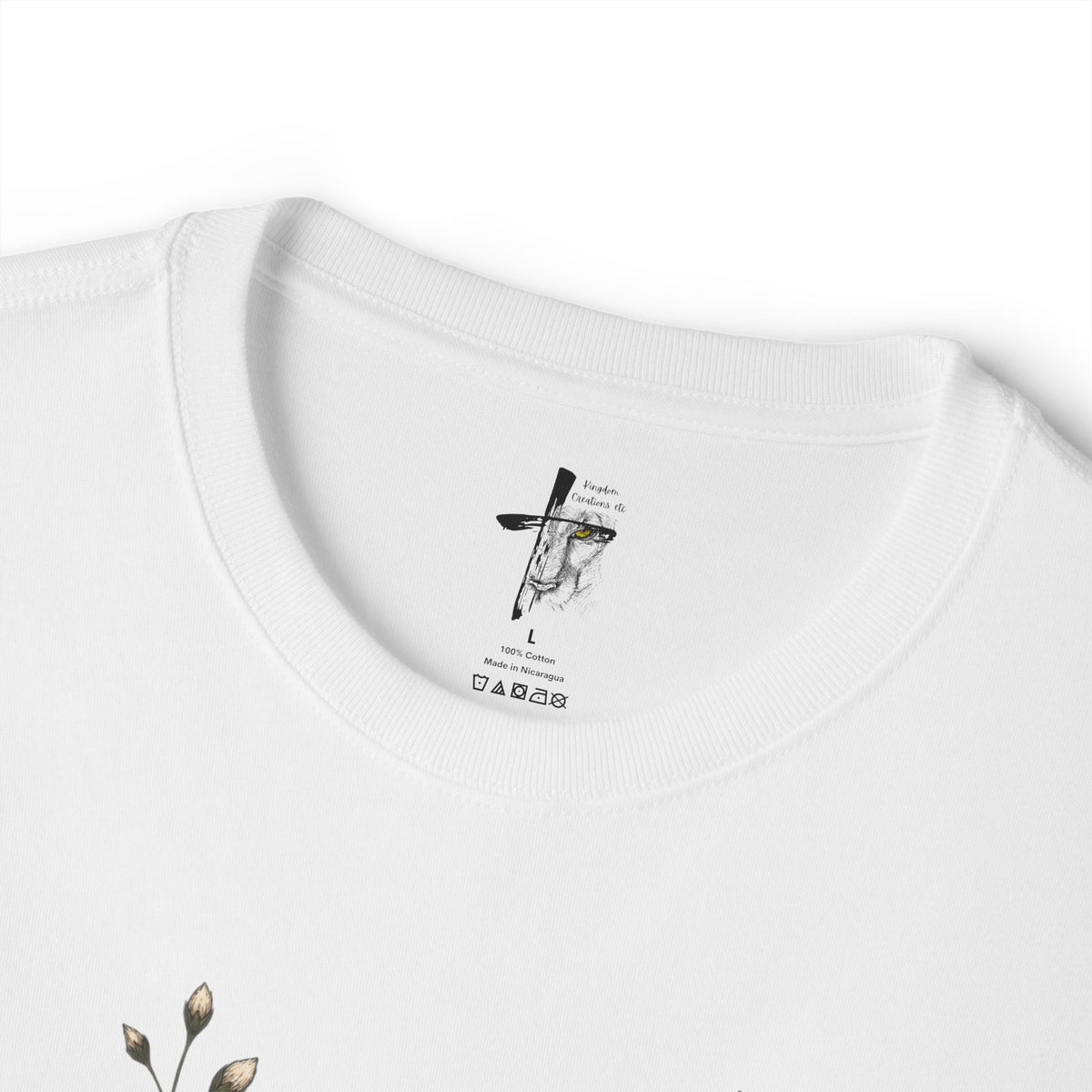 Grow in Grace Floral Cross Tee