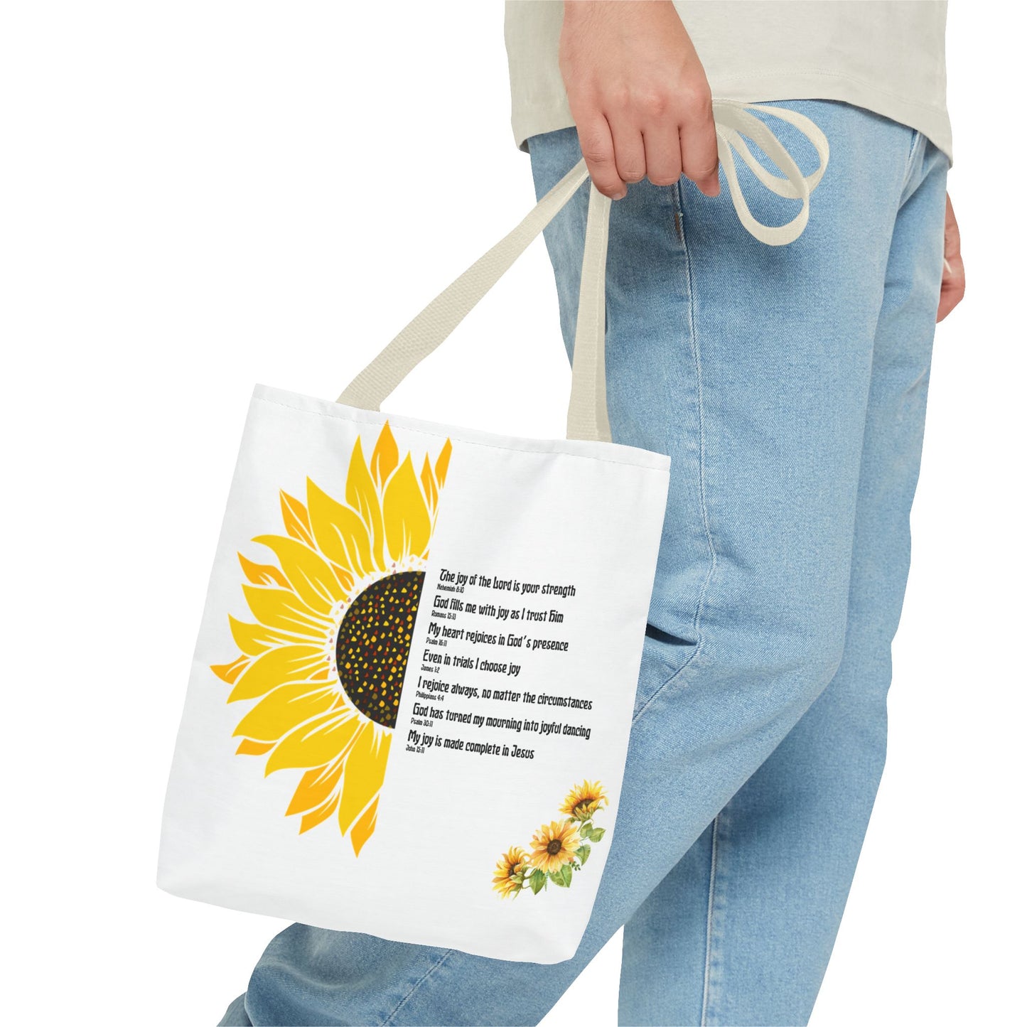 Joy Affirmations Tote Bag
