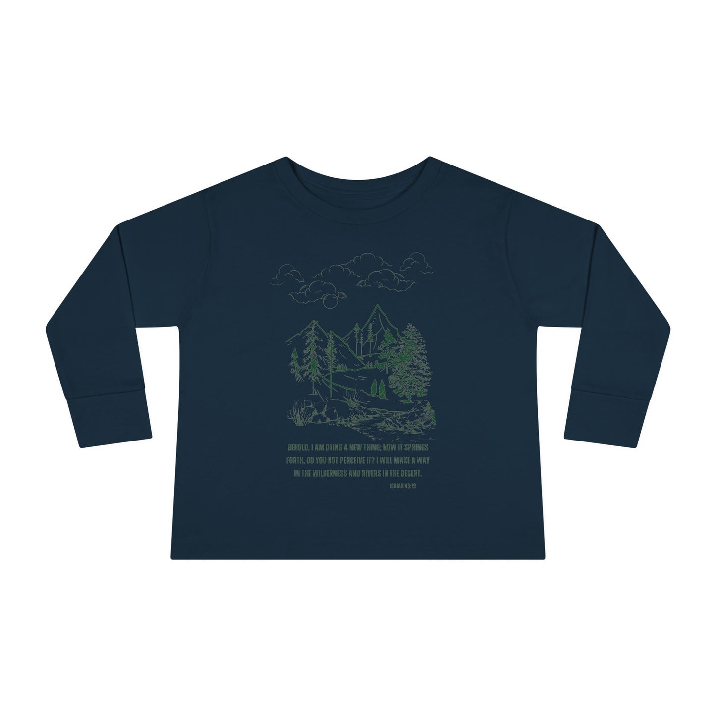 A New Thing Isaiah 43:19 Toddler Long Sleeve Tee