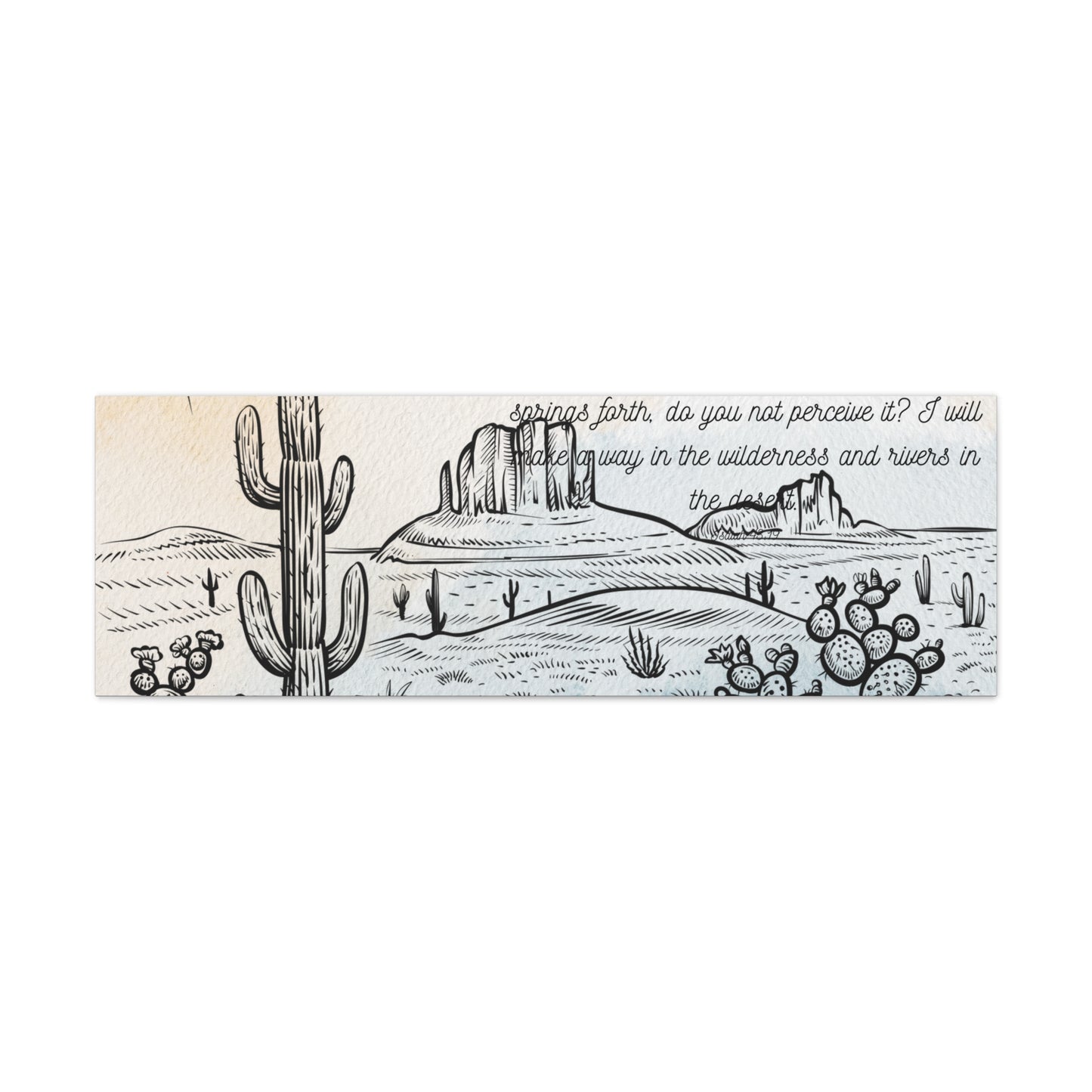 I am Doing a New Thing Canvas Art