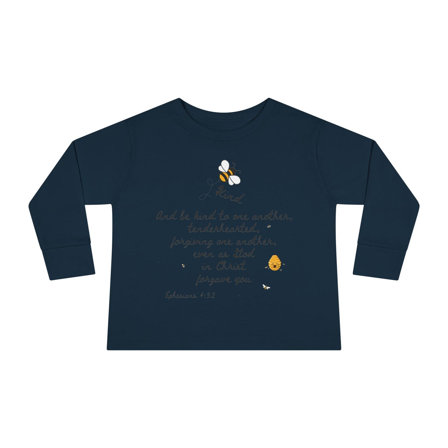 Bee kind Toddler Long Sleeve Tee