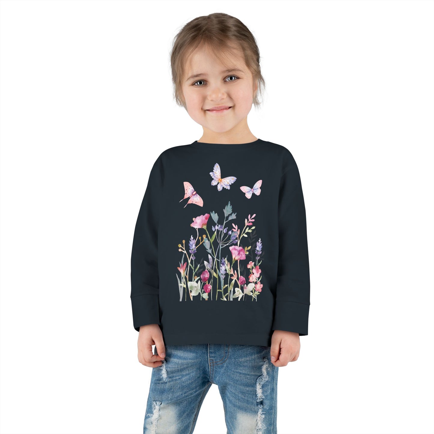 Wild flowers Toddler Long Sleeve Tee
