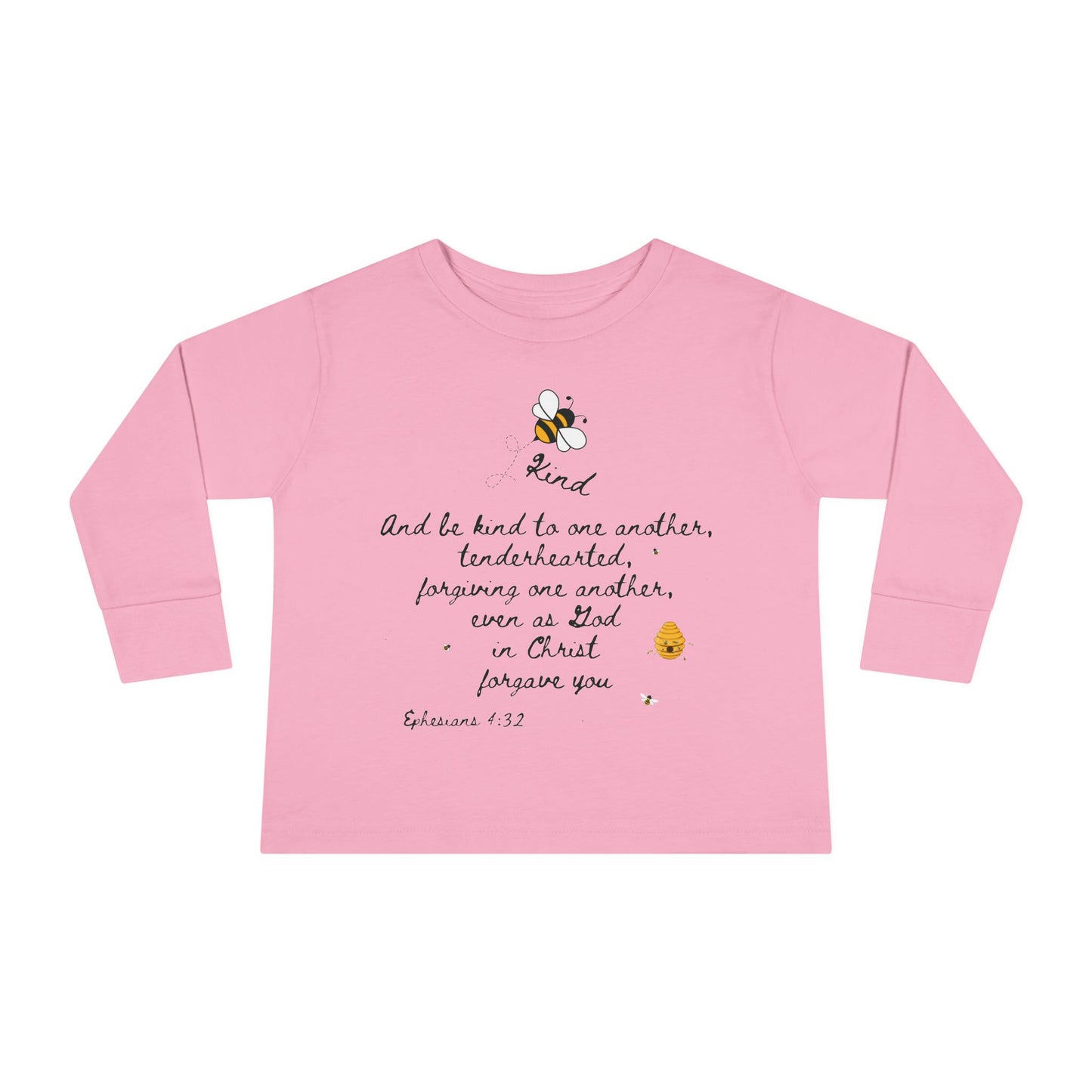 Bee kind Toddler Long Sleeve Tee