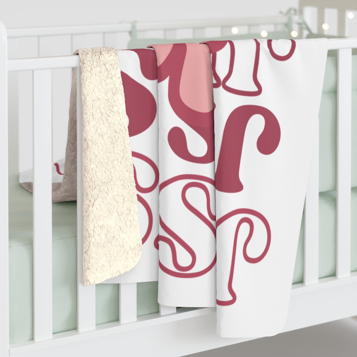 Jesus, Jesus, Jesus Sherpa Fleece Blanket