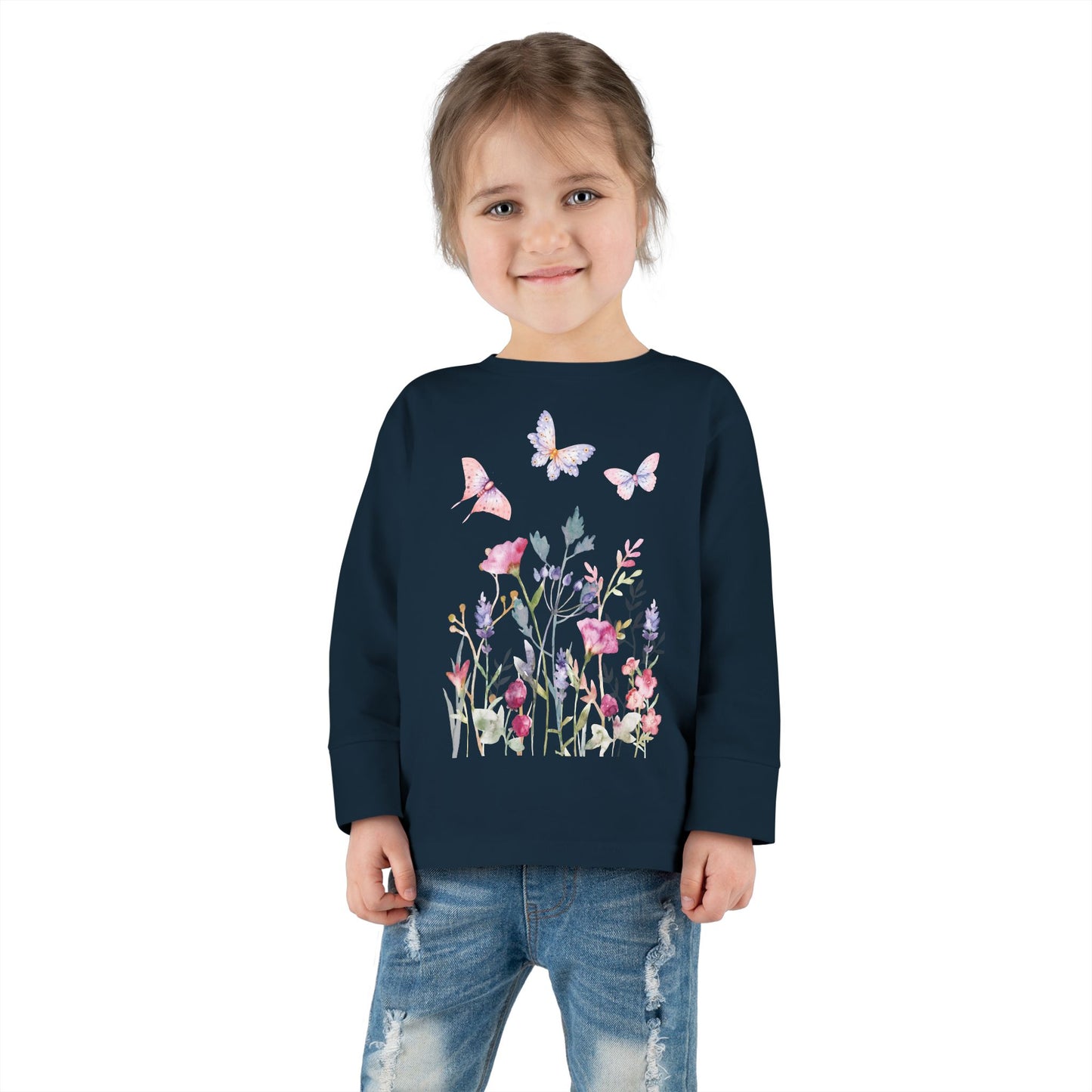 Wild flowers Toddler Long Sleeve Tee
