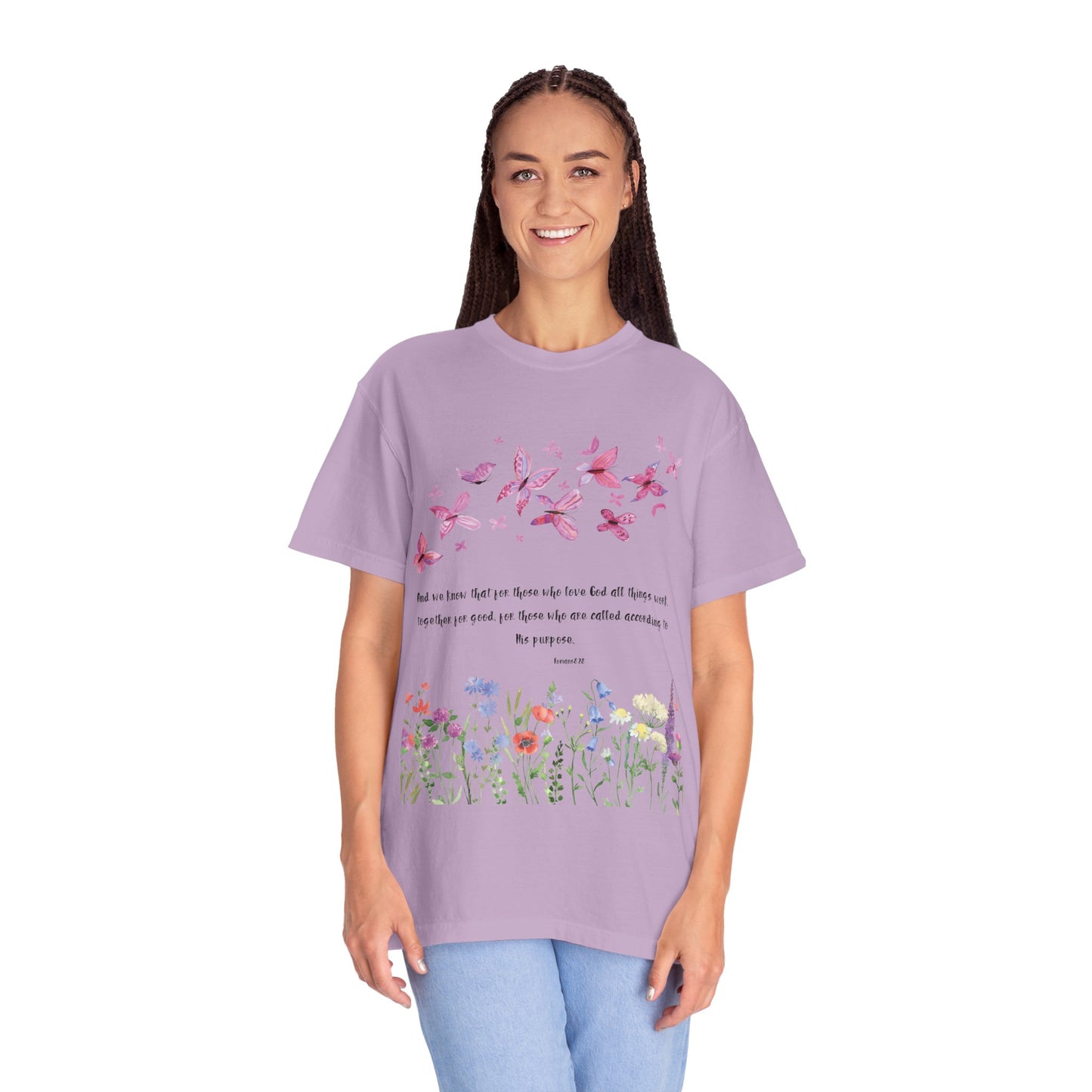 Romans 8:28 with grace T-shirt