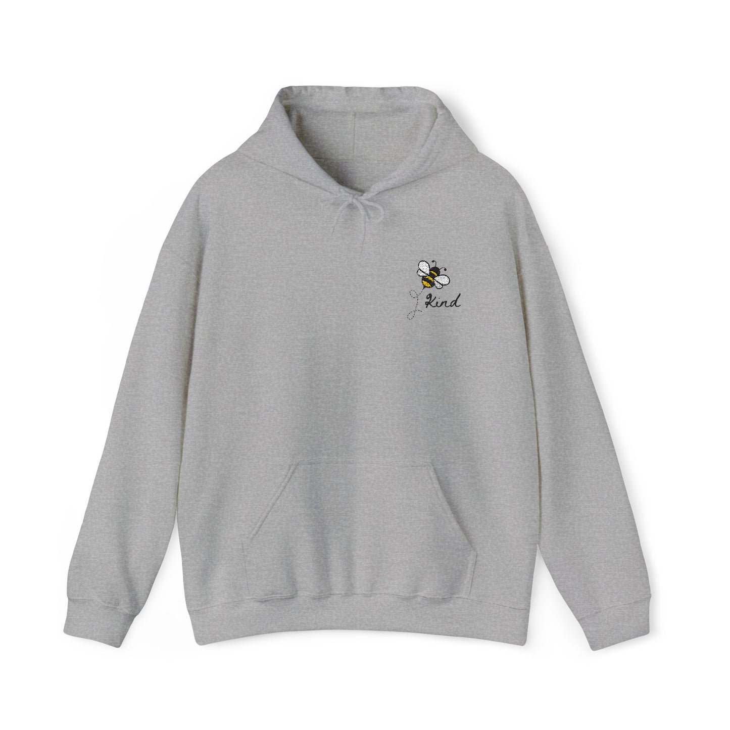 Bee Kind Hooded Sweatshirt - Eco-Friendly, Comfortable, Perfect for Gifting