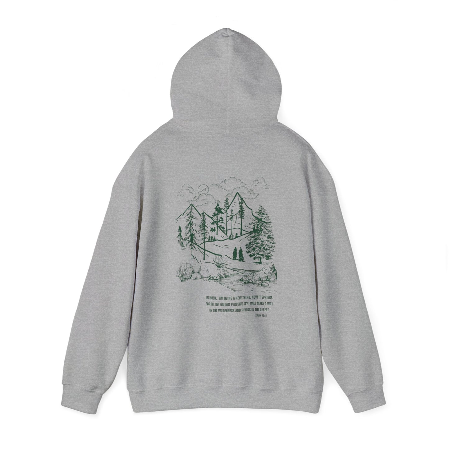 Isiah 43 Hooded Sweatshirt - Outdoor Adventure Vibes