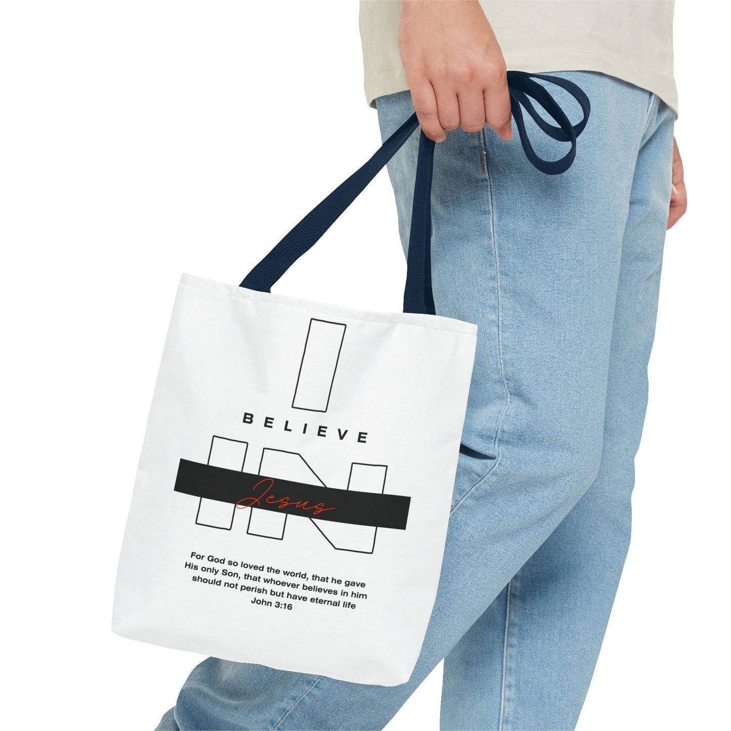 I Believe in Jesus Tote Bag