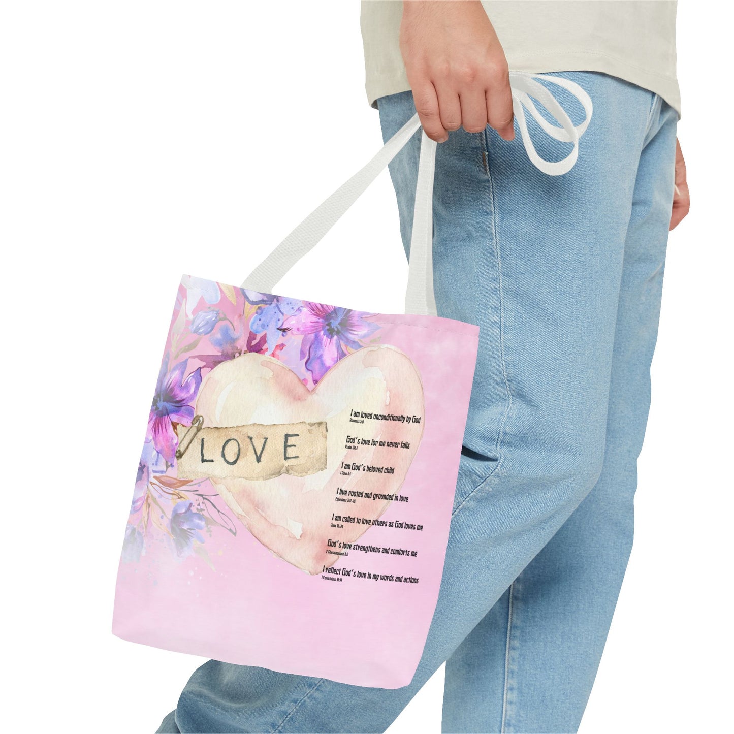 Love Affirmations Tote Bag