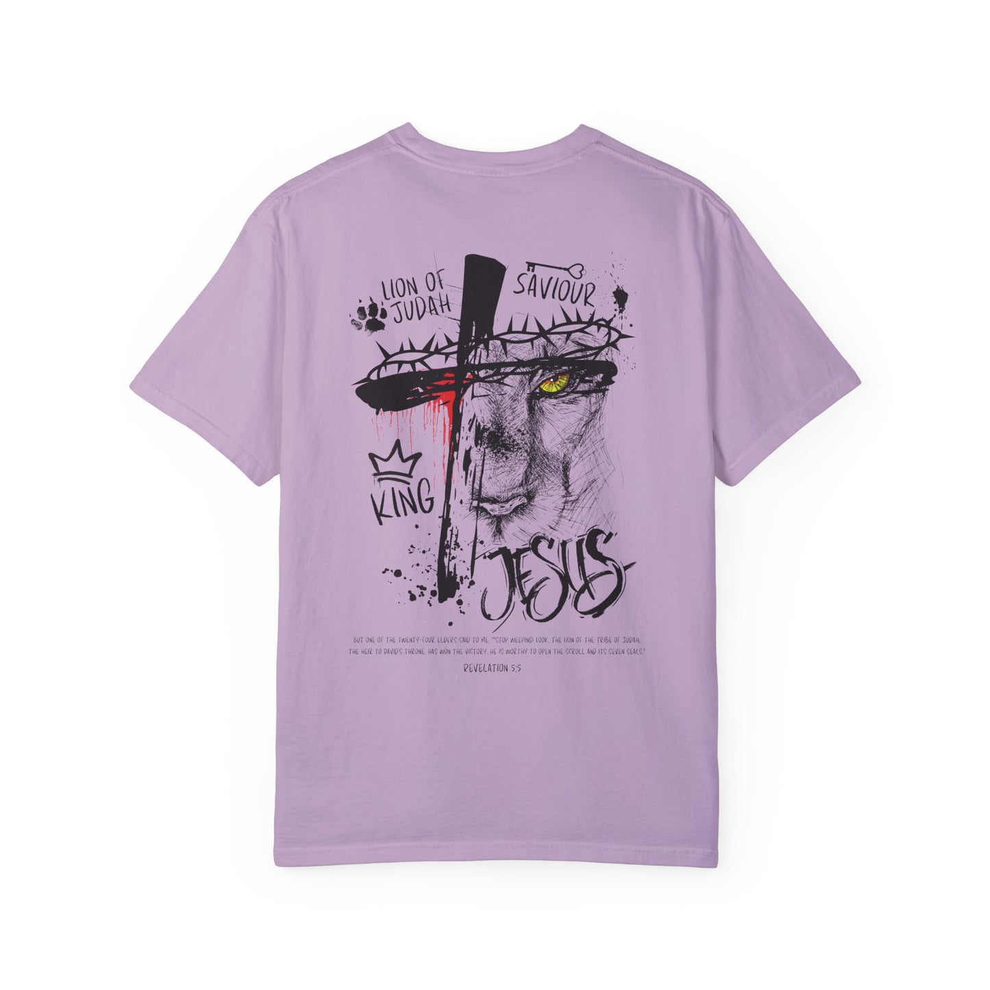 Lion of Judah Rev 5:5 T-shirt - Faith Inspired Streetwear