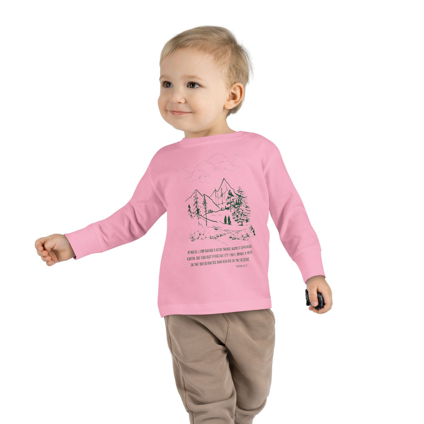 A New Thing Isaiah 43:19 Toddler Long Sleeve Tee