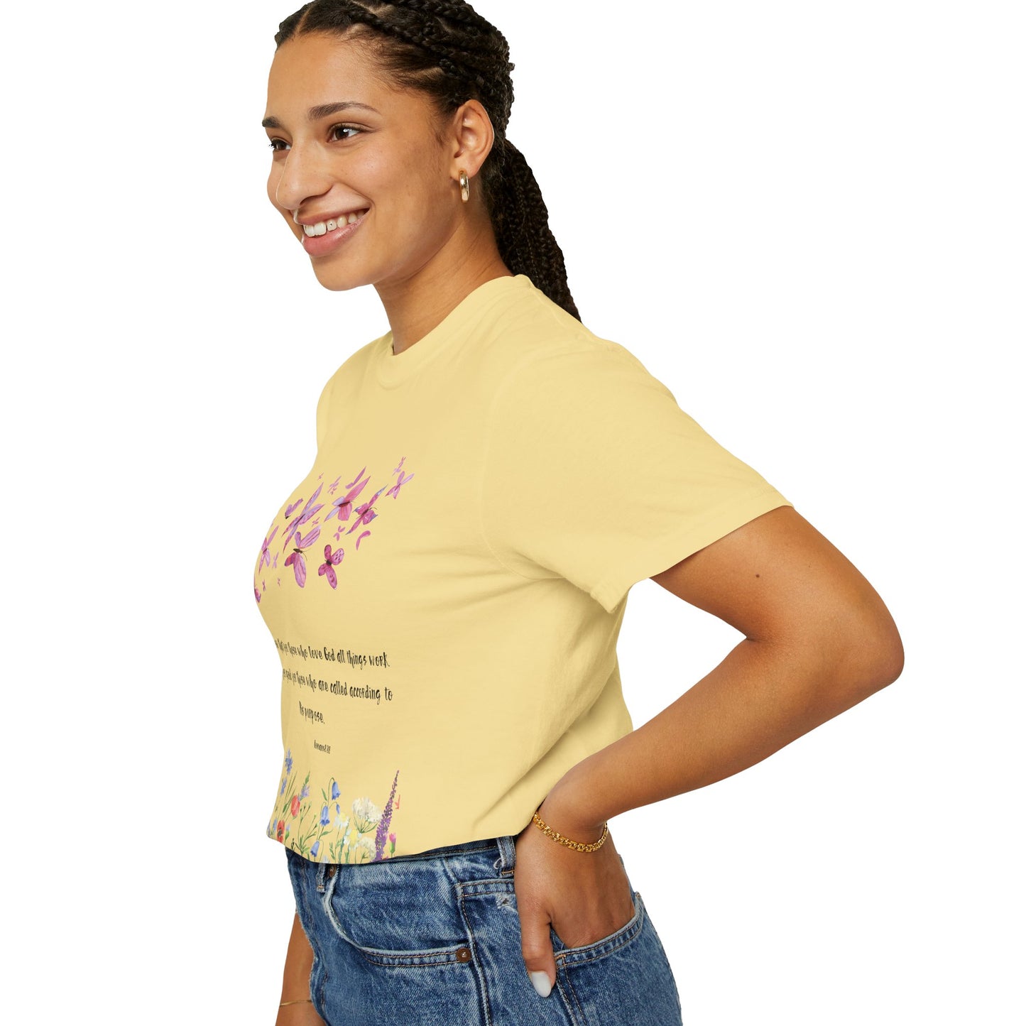 Romans 8:28 with grace T-shirt