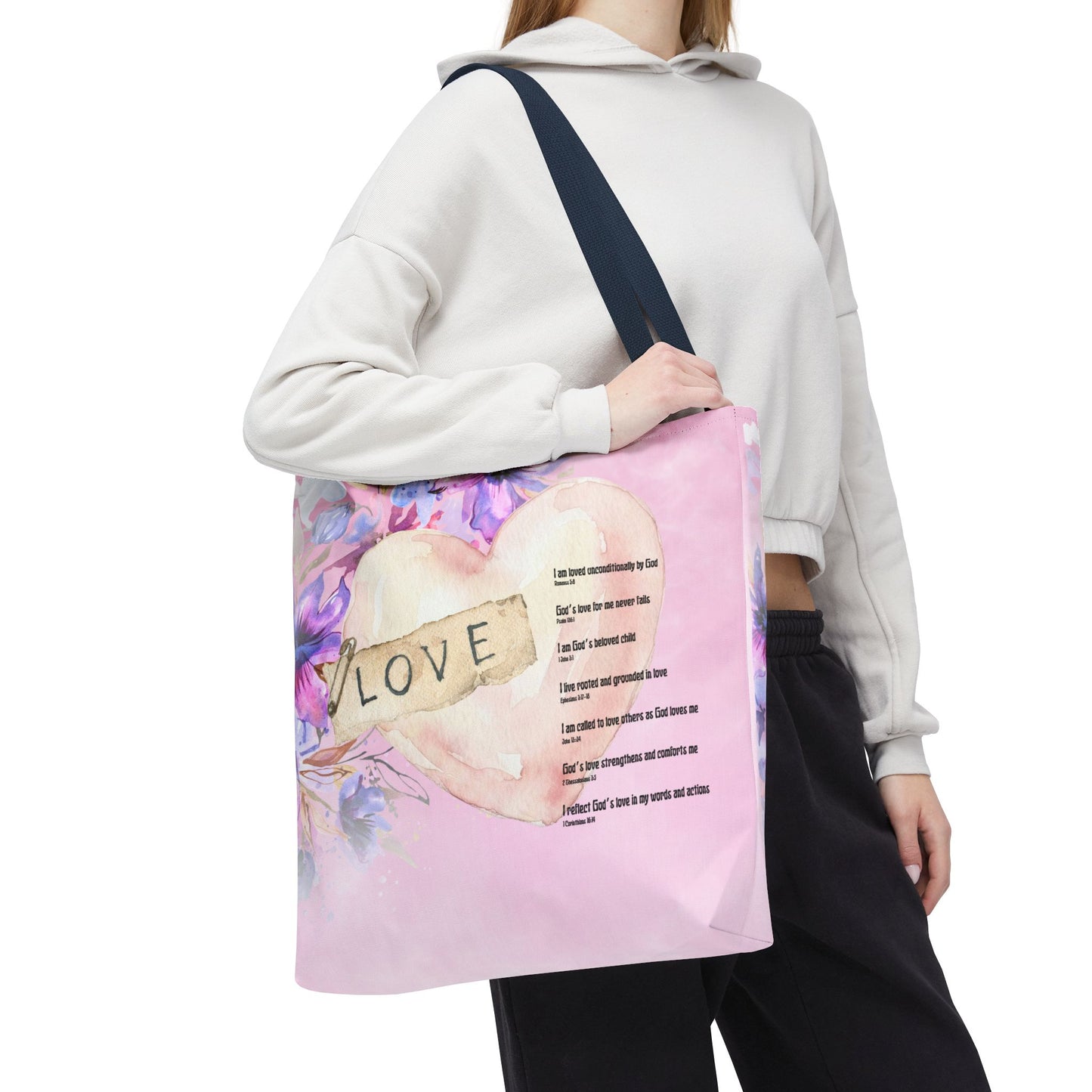 Love Affirmations Tote Bag