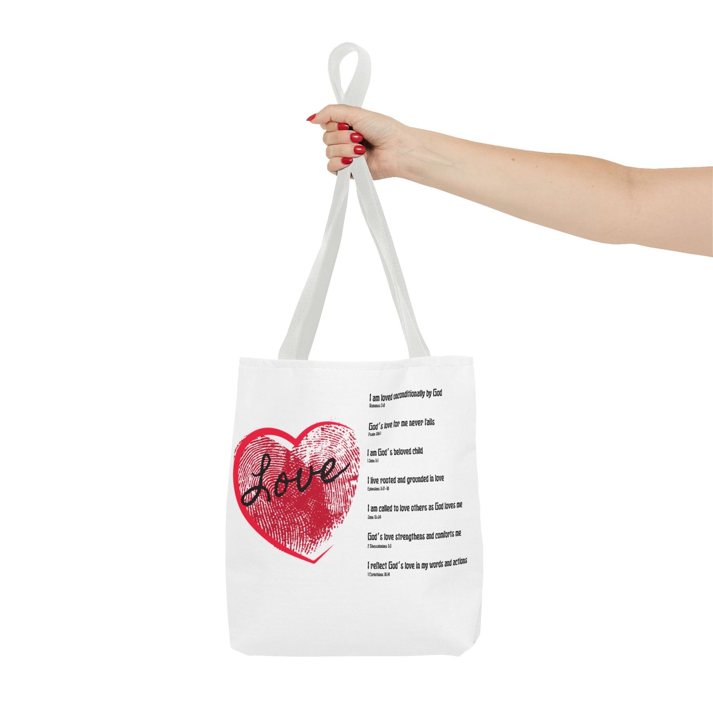 Love Affirmations Tote Bag