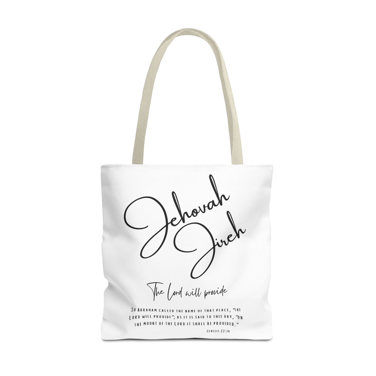 Jehova Jireh Tote Bag