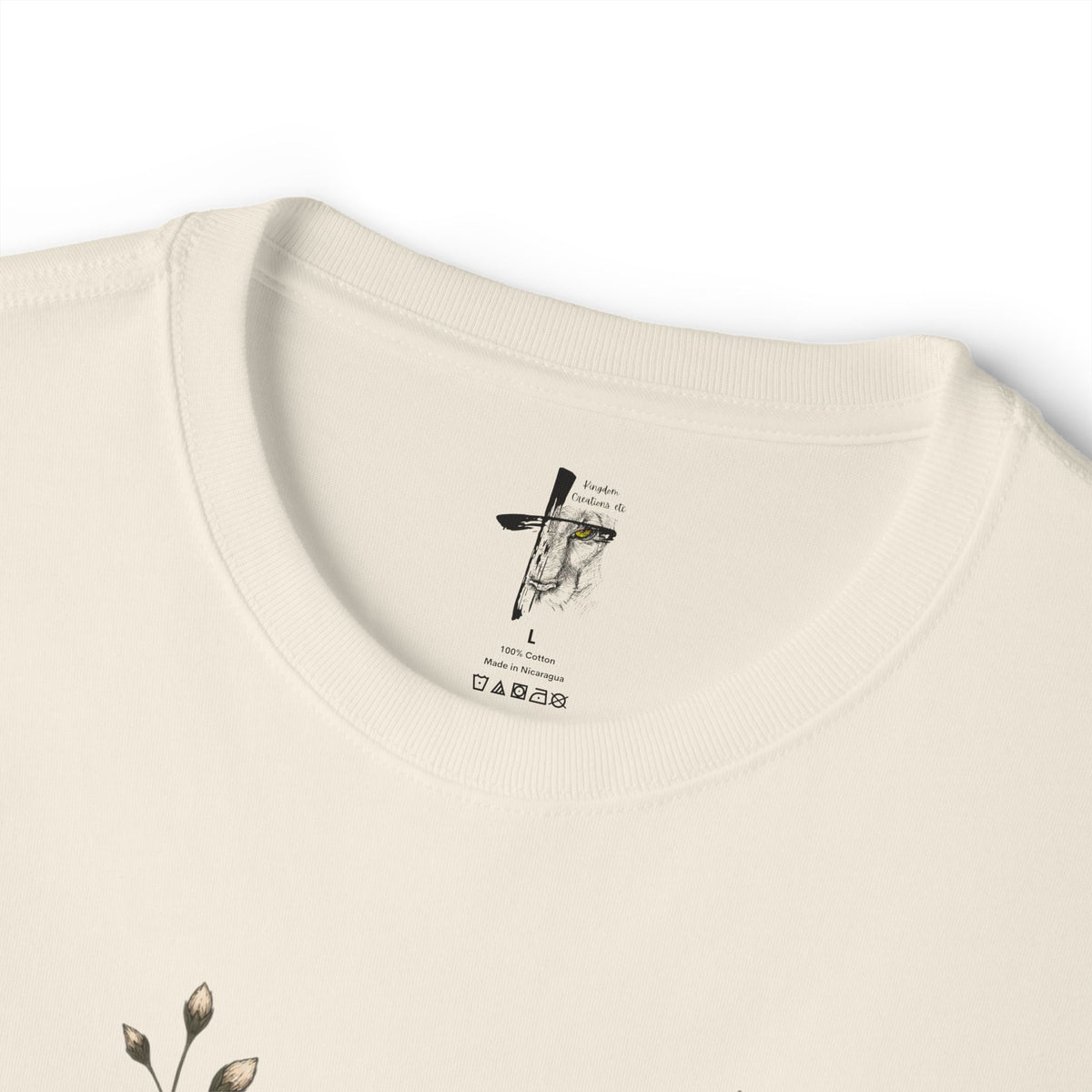 Grow in Grace Floral Cross Tee