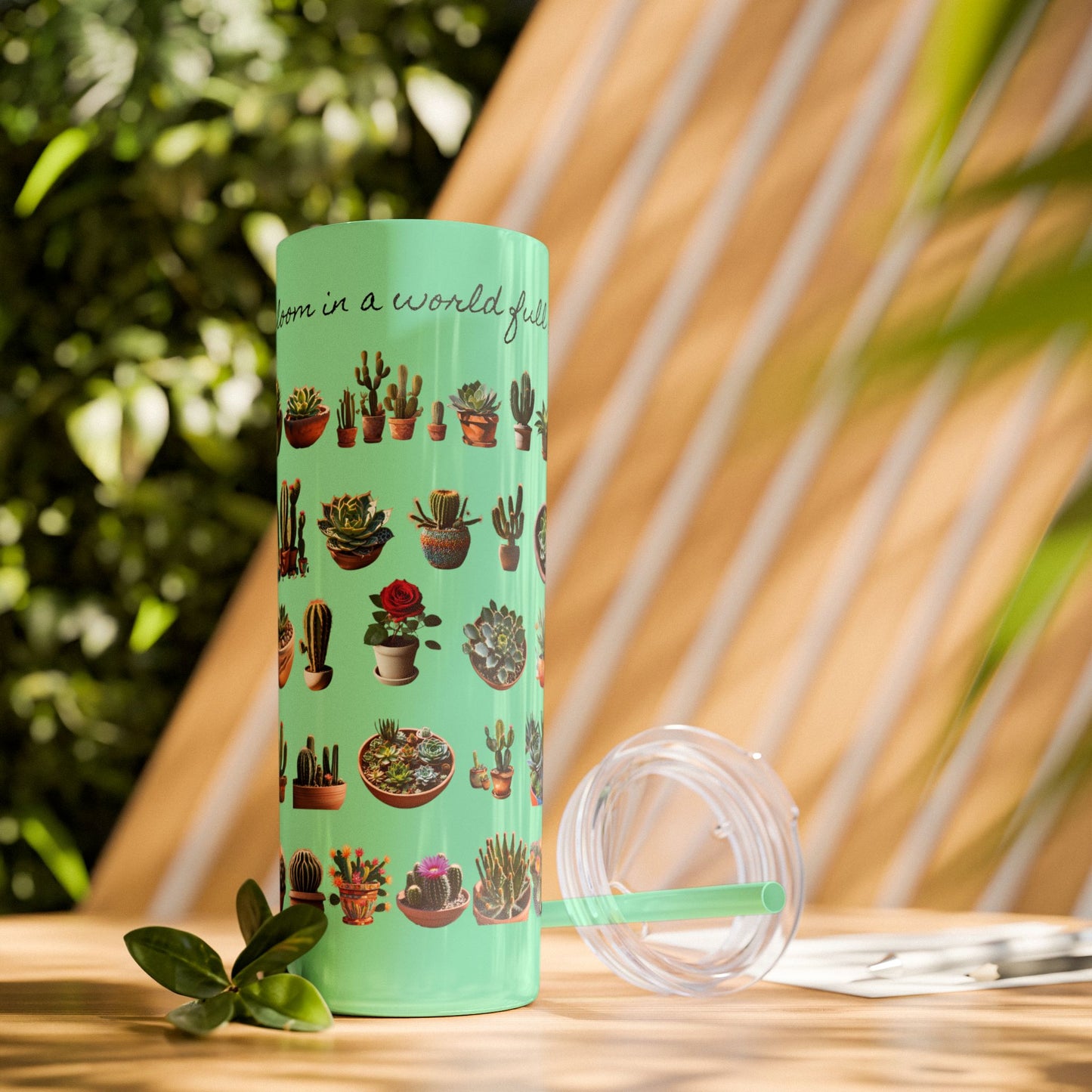 Dare to Bloom Tumbler Cup