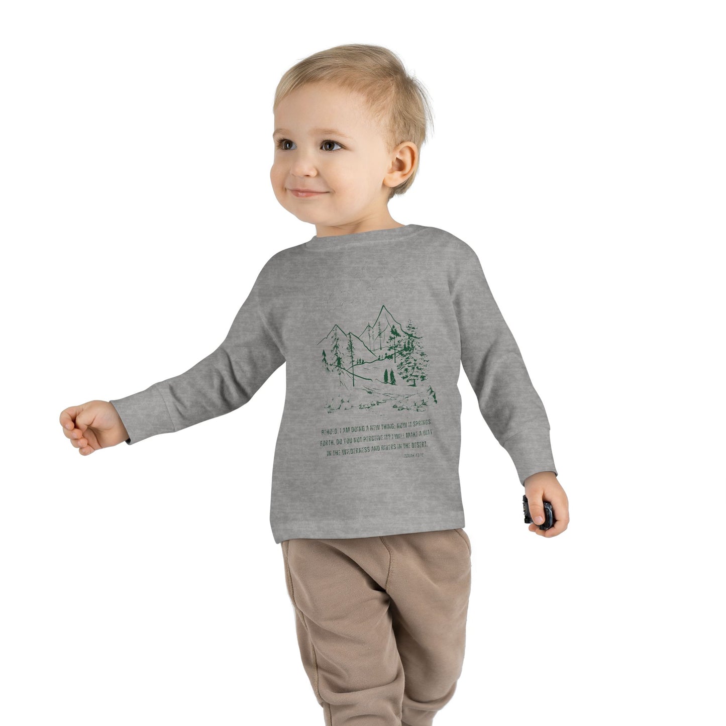 A New Thing Isaiah 43:19 Toddler Long Sleeve Tee