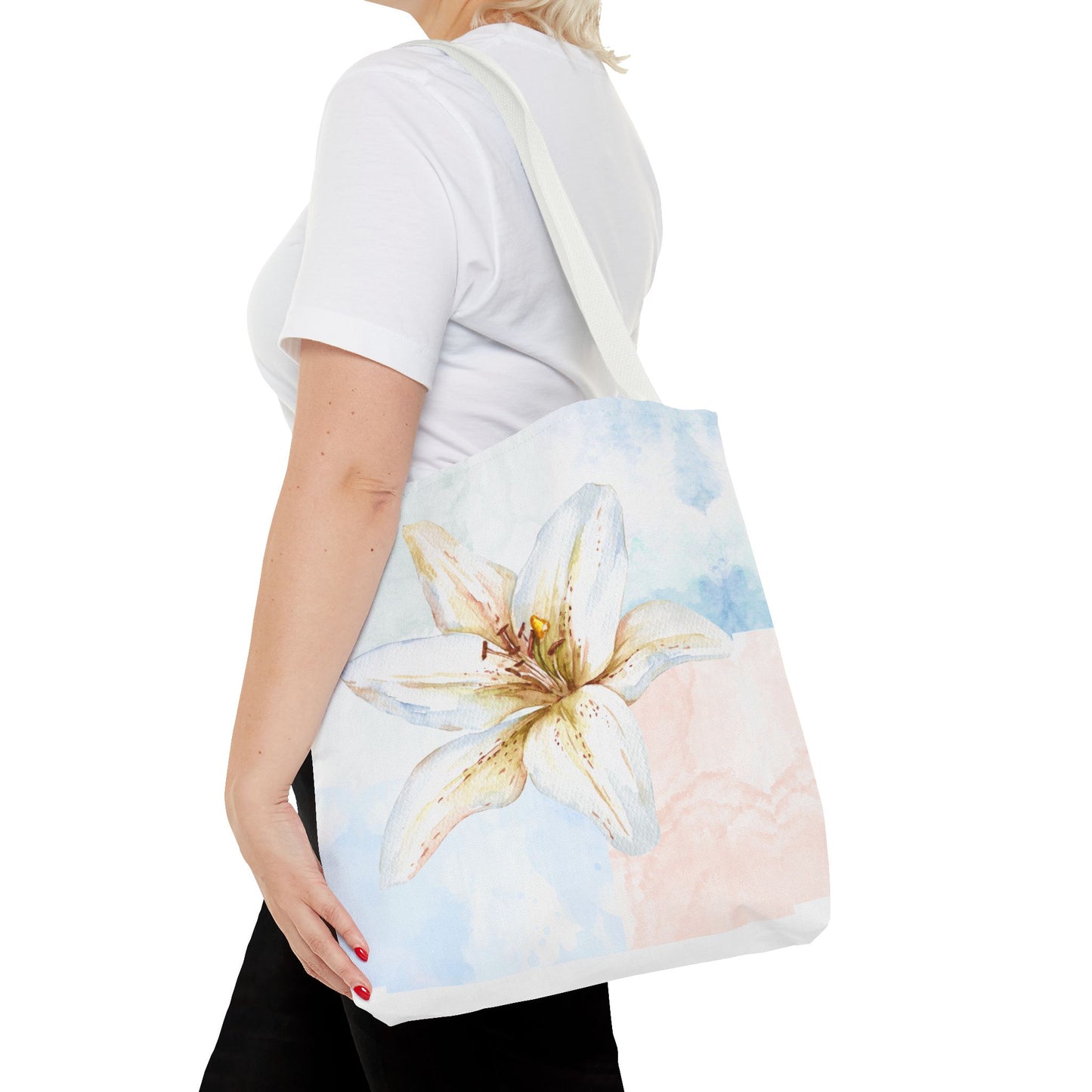 White Lily Tote Bag