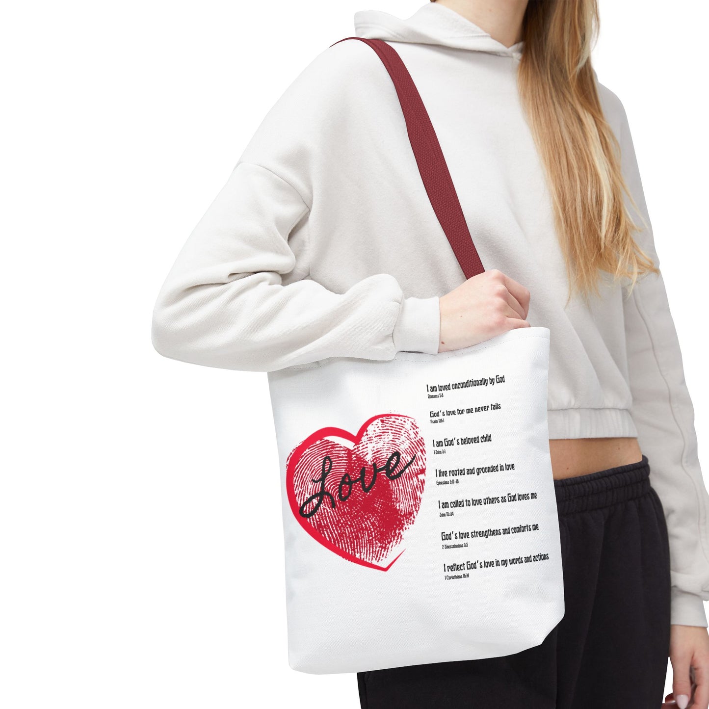 Love Affirmations Tote Bag