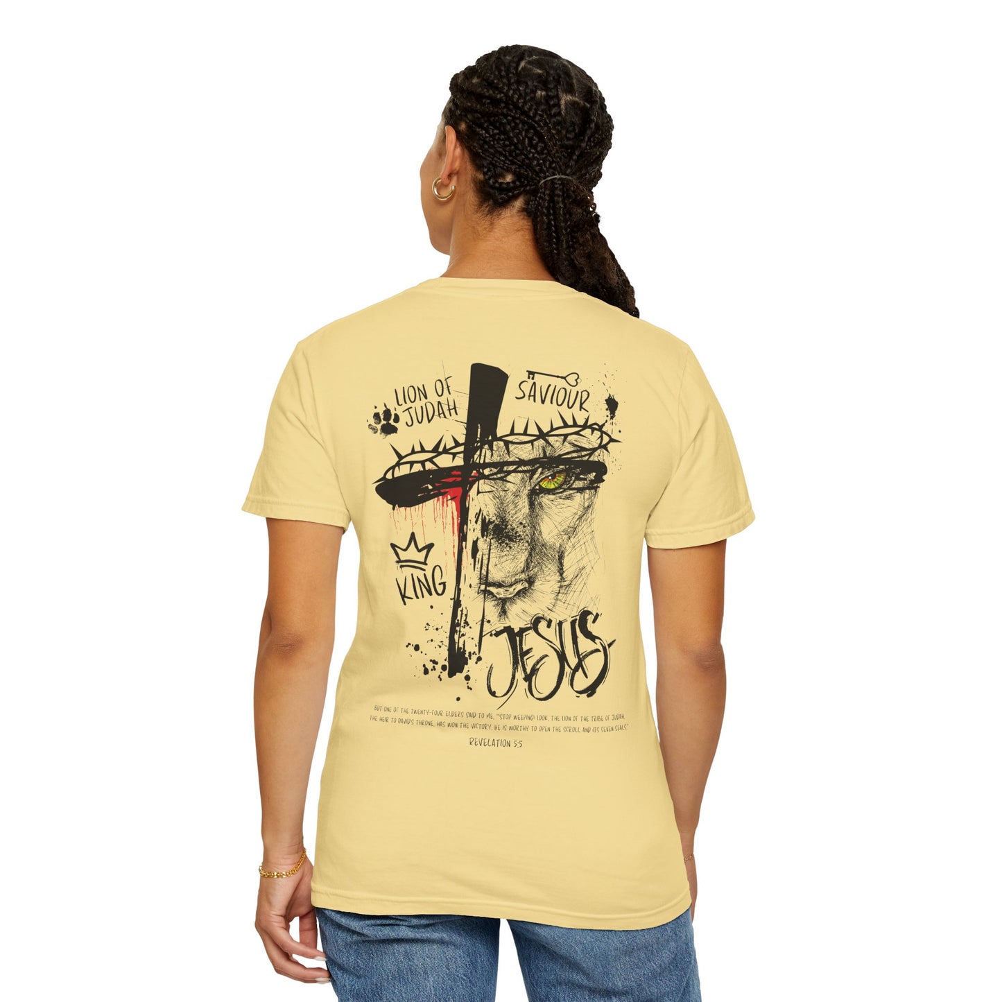 Lion of Judah Rev 5:5 T-shirt - Faith Inspired Streetwear