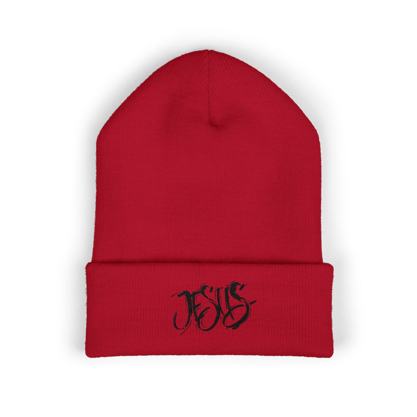 Jesus Classic Cuffed Beanie | Embroidered Winter Hat