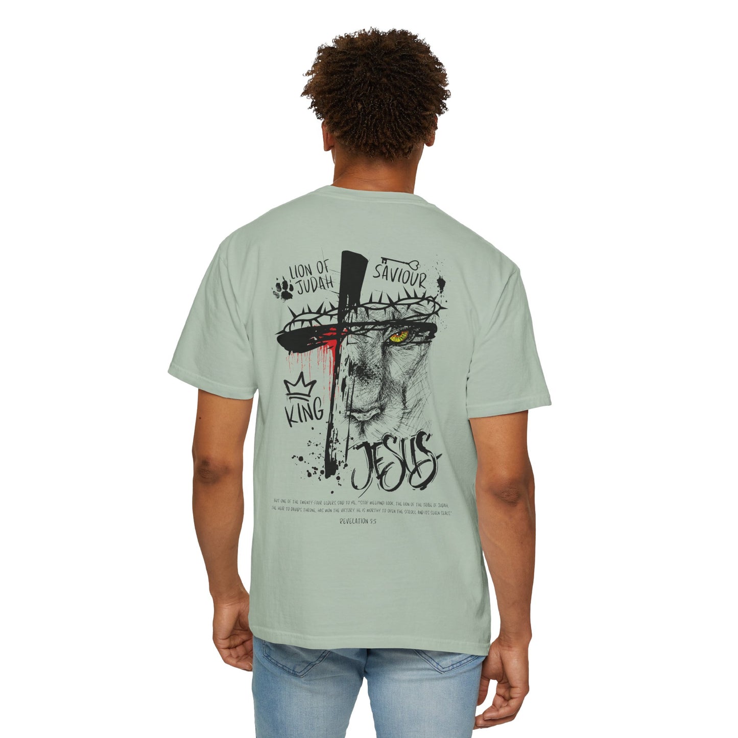 Lion of Judah Rev 5:5 T-shirt - Faith Inspired Streetwear