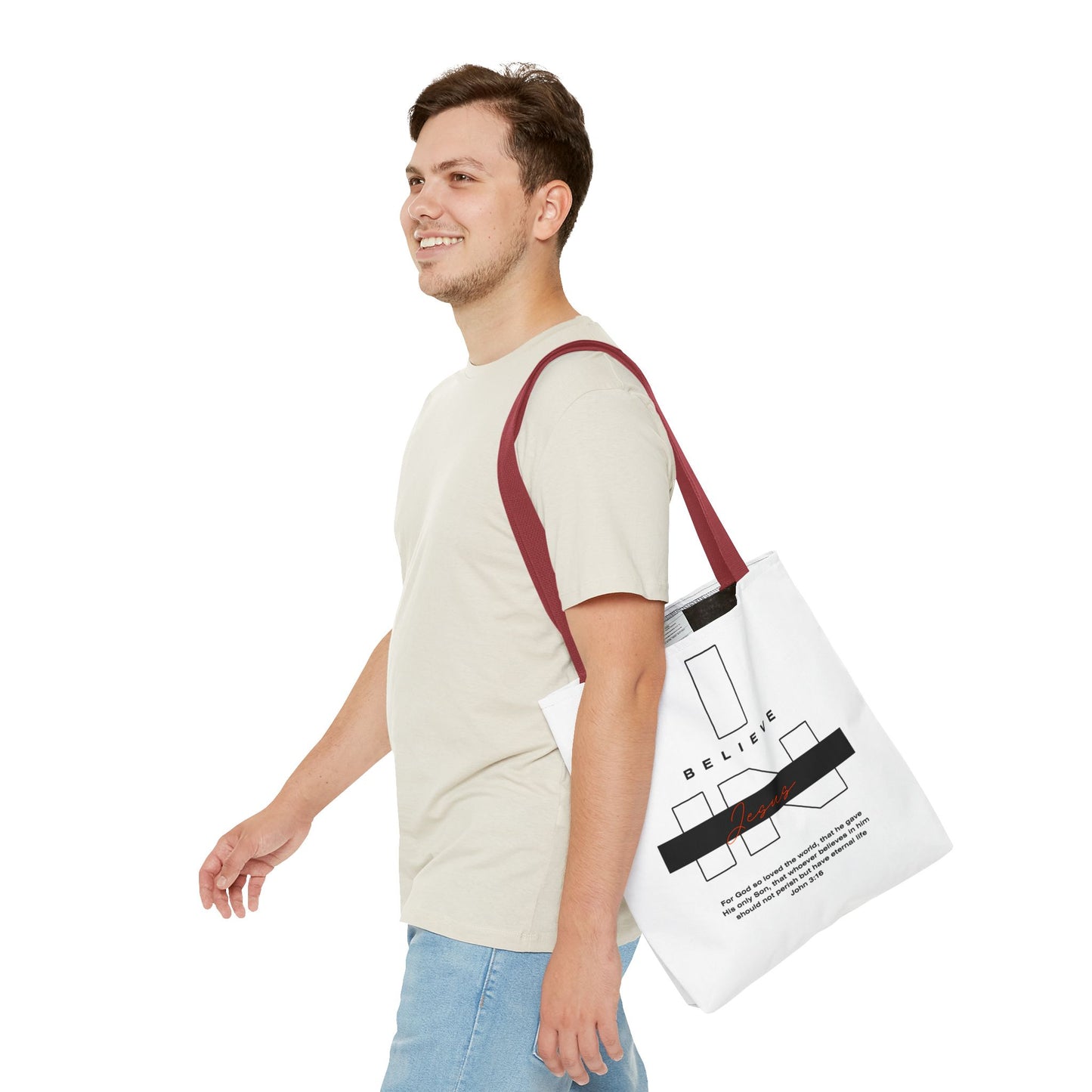 I Believe in Jesus Tote Bag
