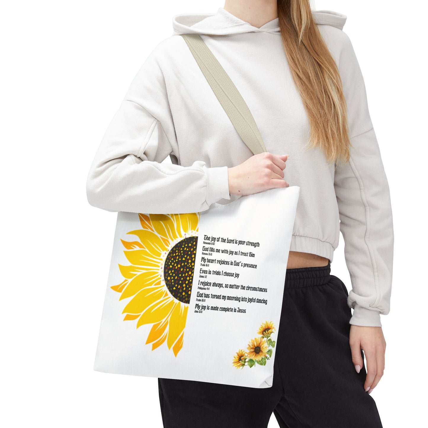 Joy Affirmations Tote Bag