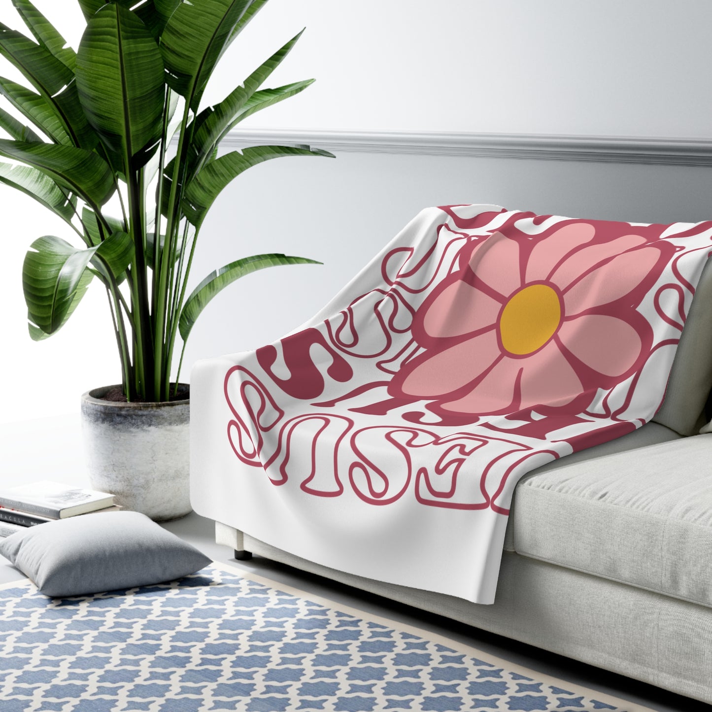 Jesus, Jesus, Jesus Sherpa Fleece Blanket