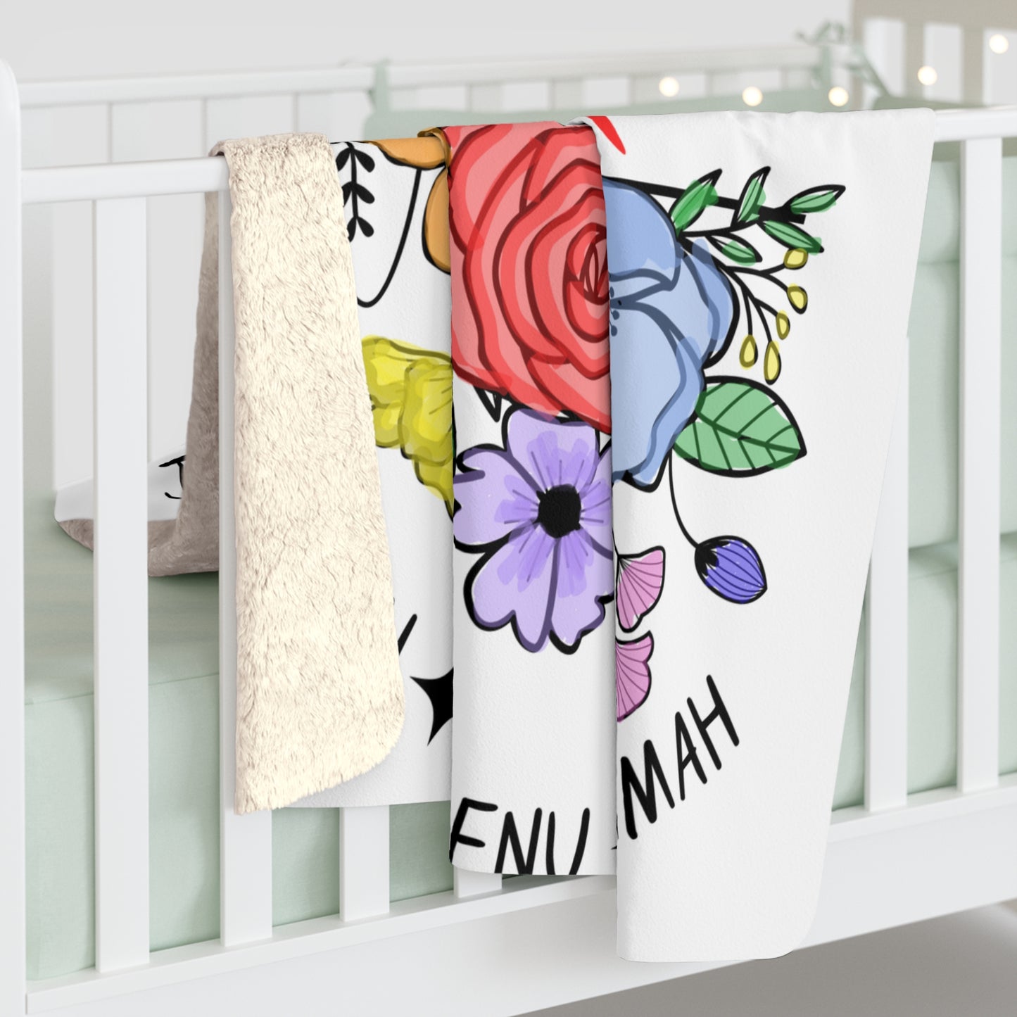 Jehovah Sherpa Fleece Blanket | Cozy & Soft Comfort for Home Decor | Perfect Gift for Faith & Hope