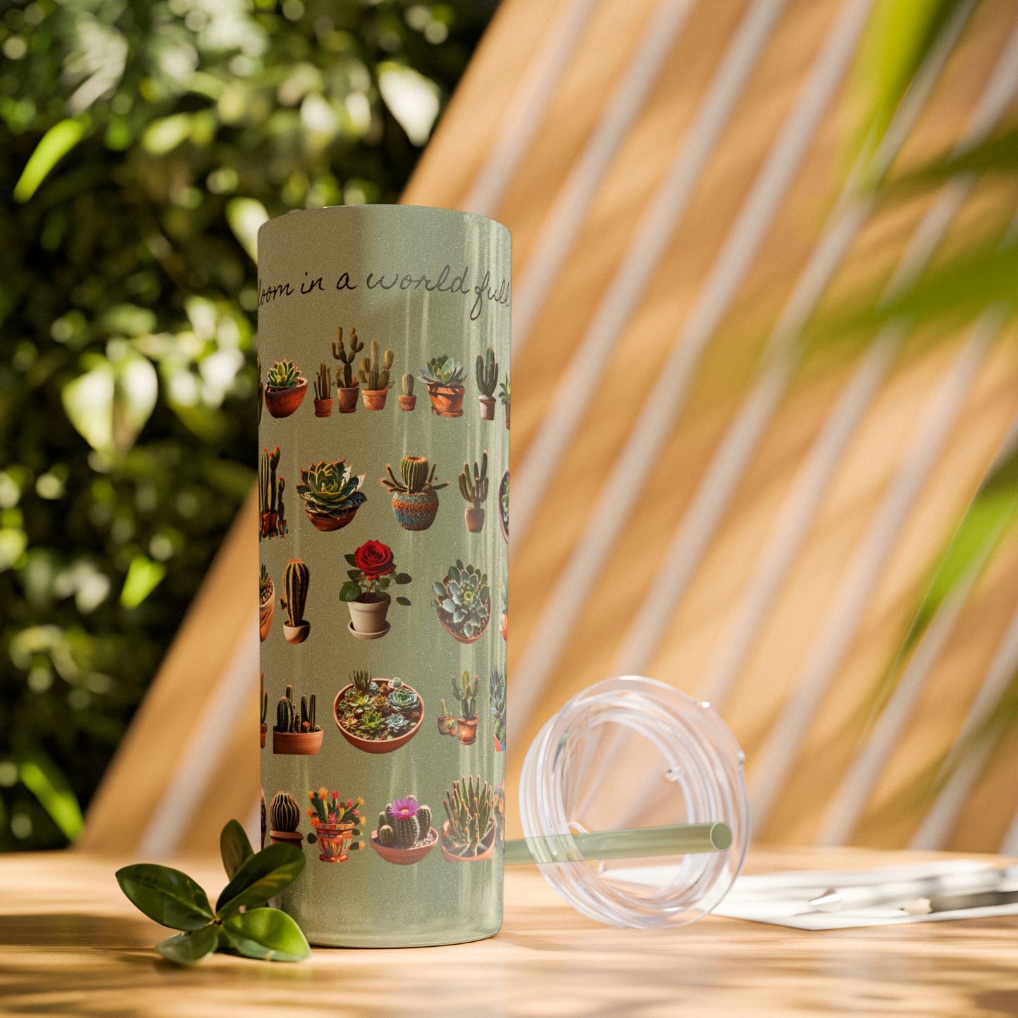 Dare to Bloom Tumbler Cup