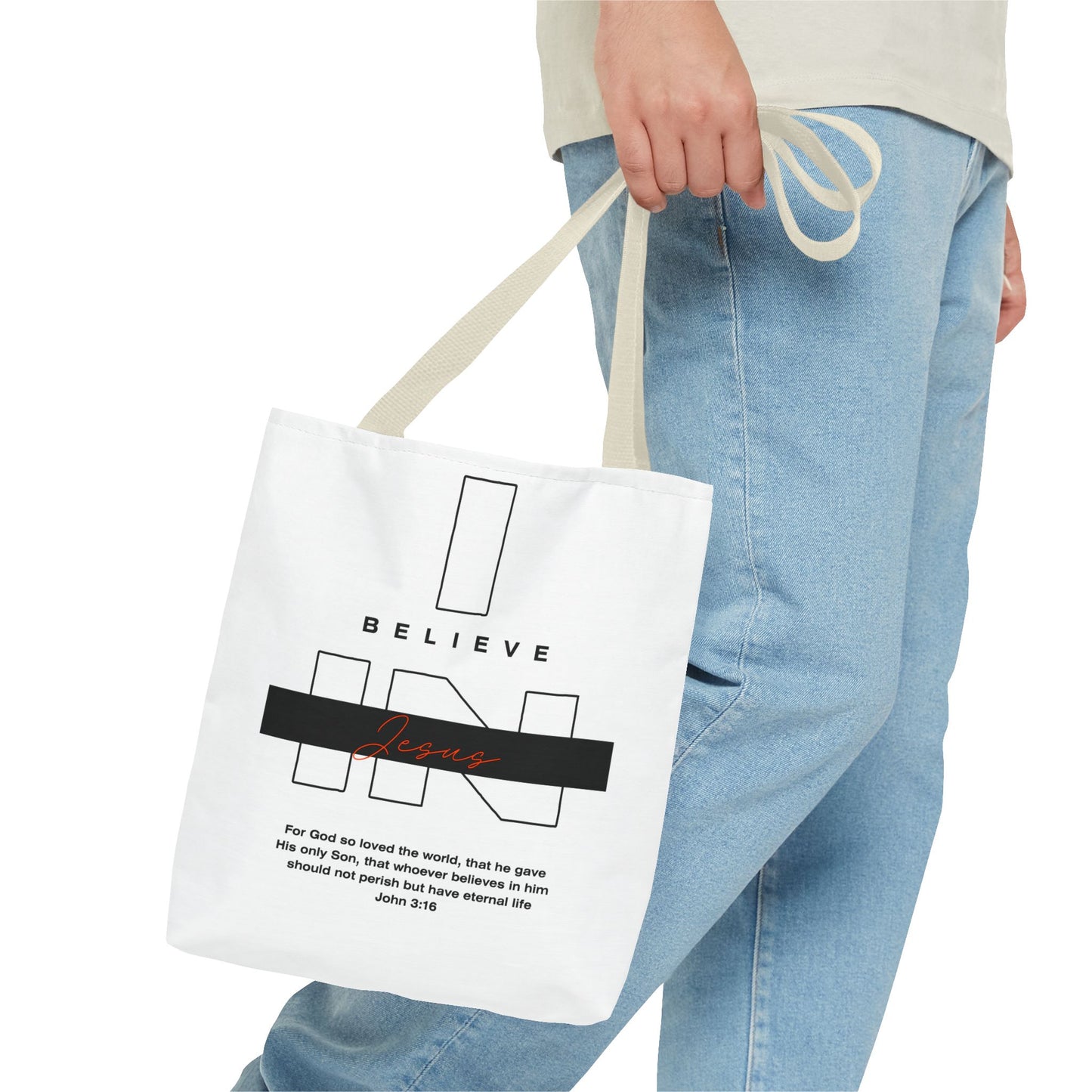 I Believe in Jesus Tote Bag