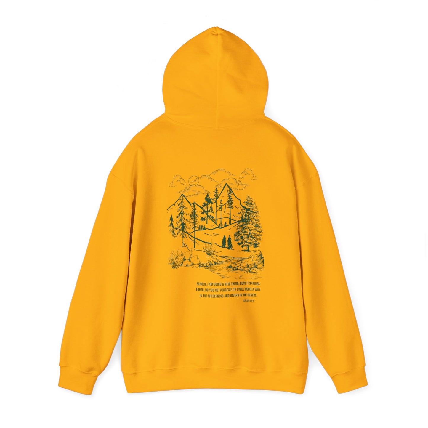 Isiah 43 Hooded Sweatshirt - Outdoor Adventure Vibes