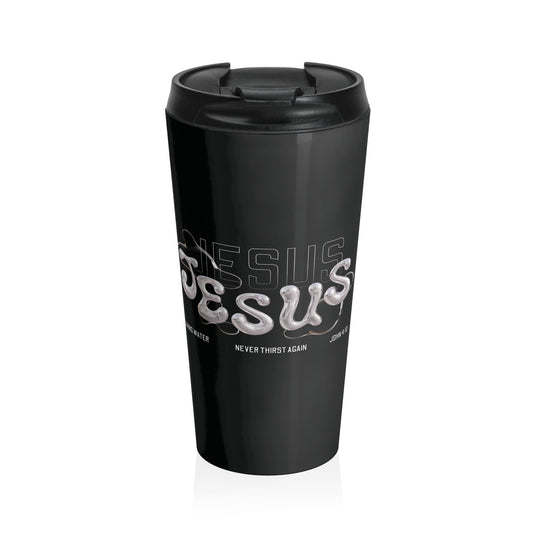 Jesus, Living Water Stainless Steel Travel Mug