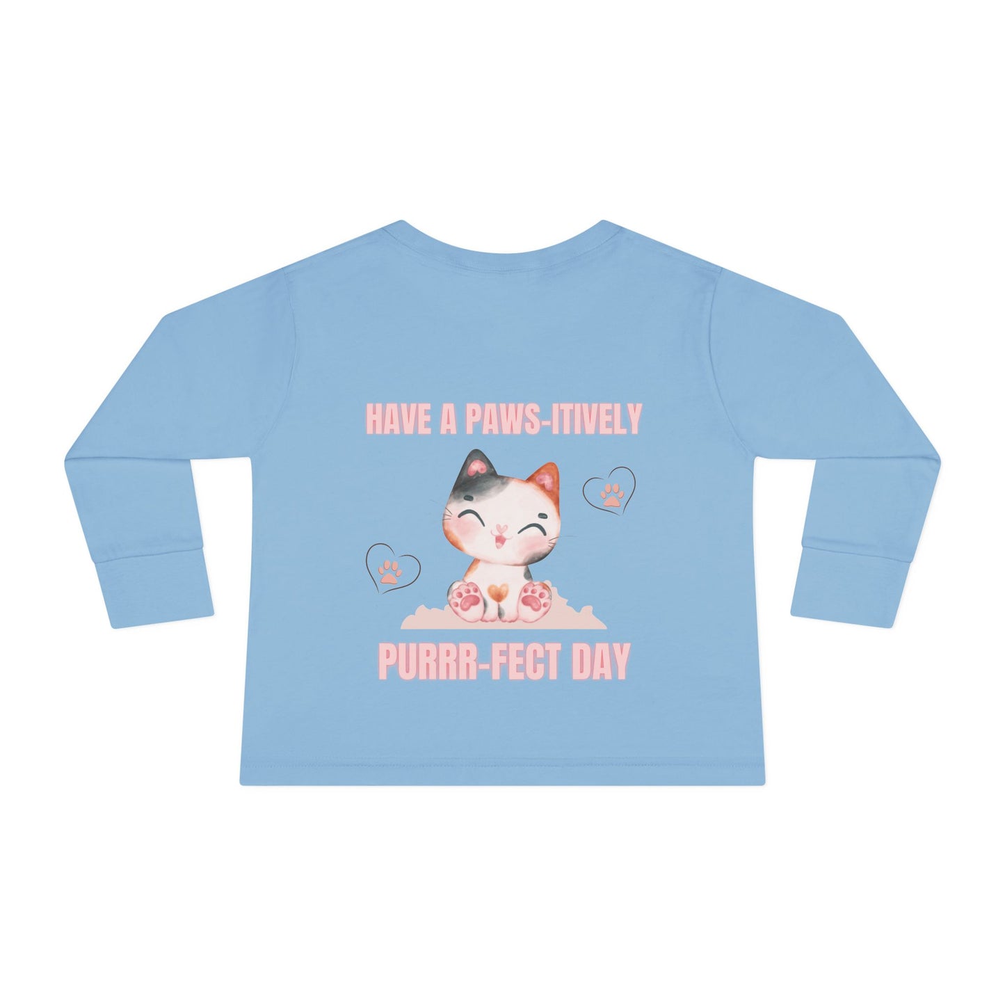 Paws-itively Purr-fect Toddler Long Sleeve Tee