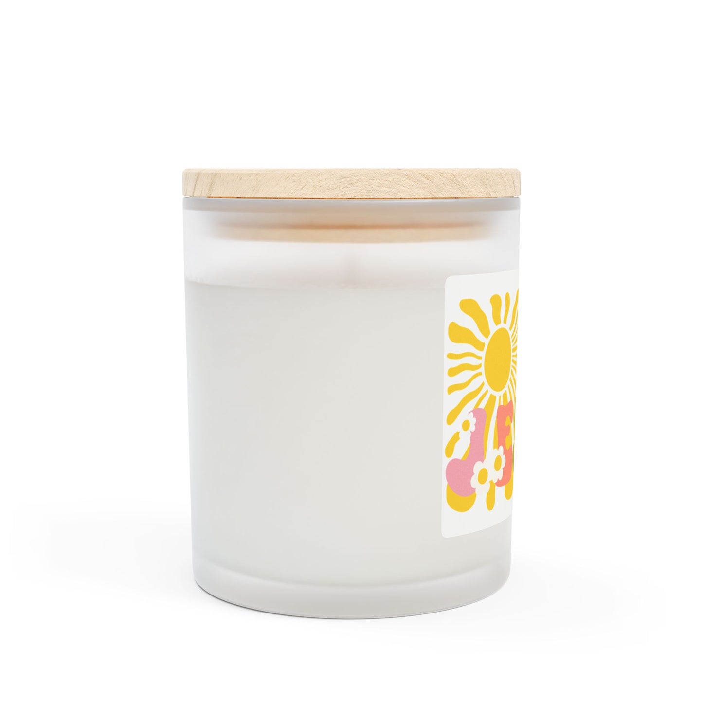 Groovy Jesus Frosted Glass Candle, 11oz