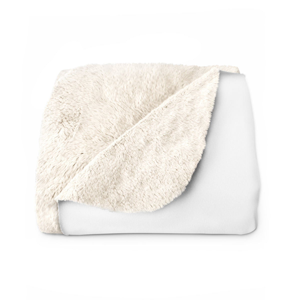 Sherpa Fleece Blanket — “Grow Through What You Pray Through” Floral Inspirational Throw